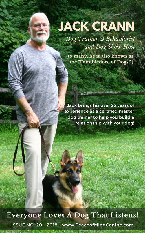 Jack Crann - Peace of Mind Canine - Dog Trainer - Dog Behaviorist
